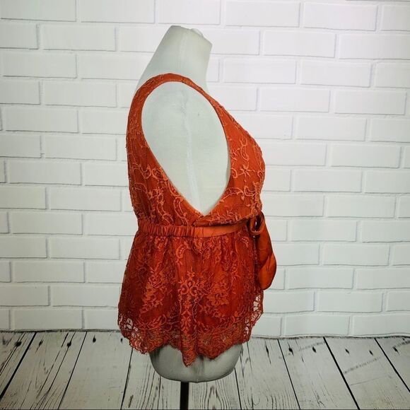 NWT Free People Chante Lace Tie Tank - Medium - Picture 11 of 14